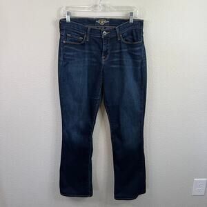 Lucky Brand Sofia Bootcut Jeans Women's 8/29 Dark Wash Mid Rise Stretch Denim